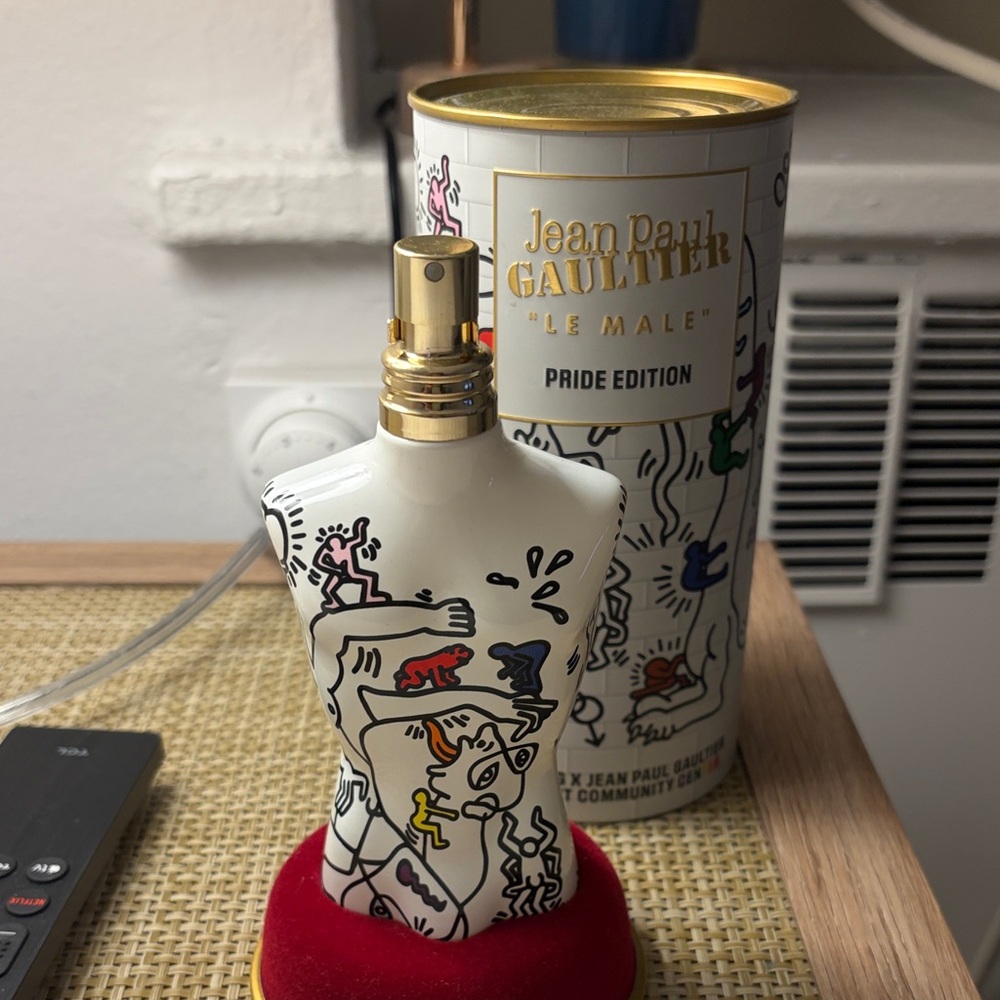 Jean Paul Gaultier Le Male Pride Edition with Colorful Art
